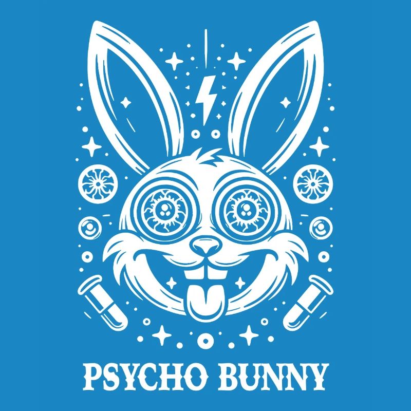 Psycho Bunny Neon Psychédélisme