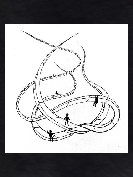 Multi-layered looping paths