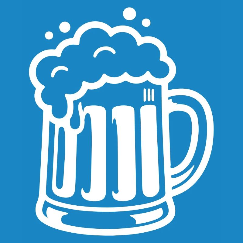 Bierkrug Comic Bier