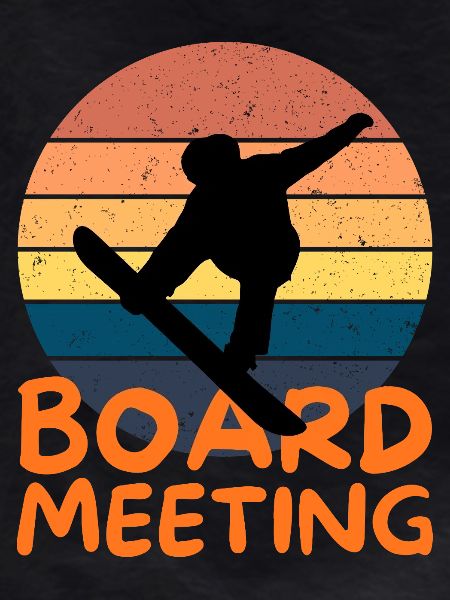 Snowboarding Board Meeting
