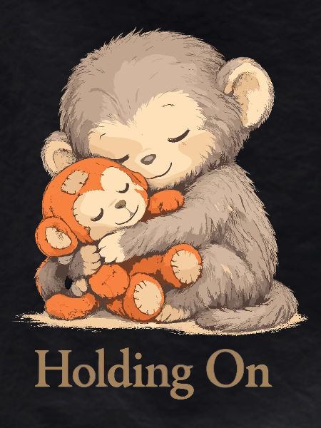 Anxious Monkey Plush Toy Solace