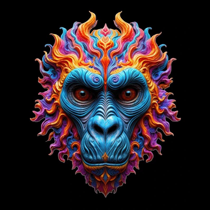 Vivid Flame Gorilla