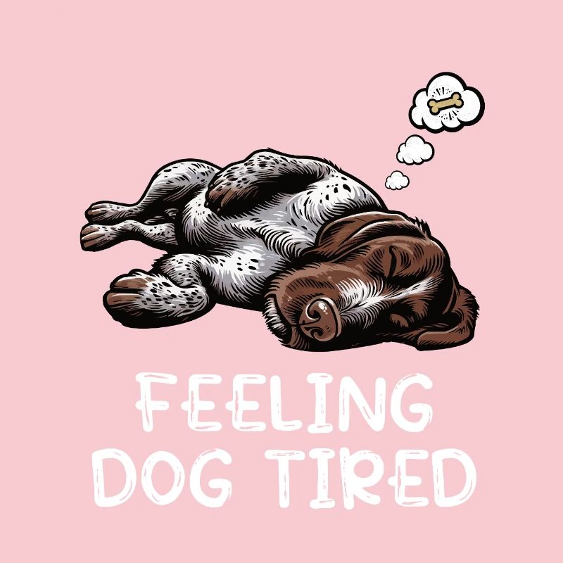 Feeling Dog Tired German Wirehaired Wirehaired Dog