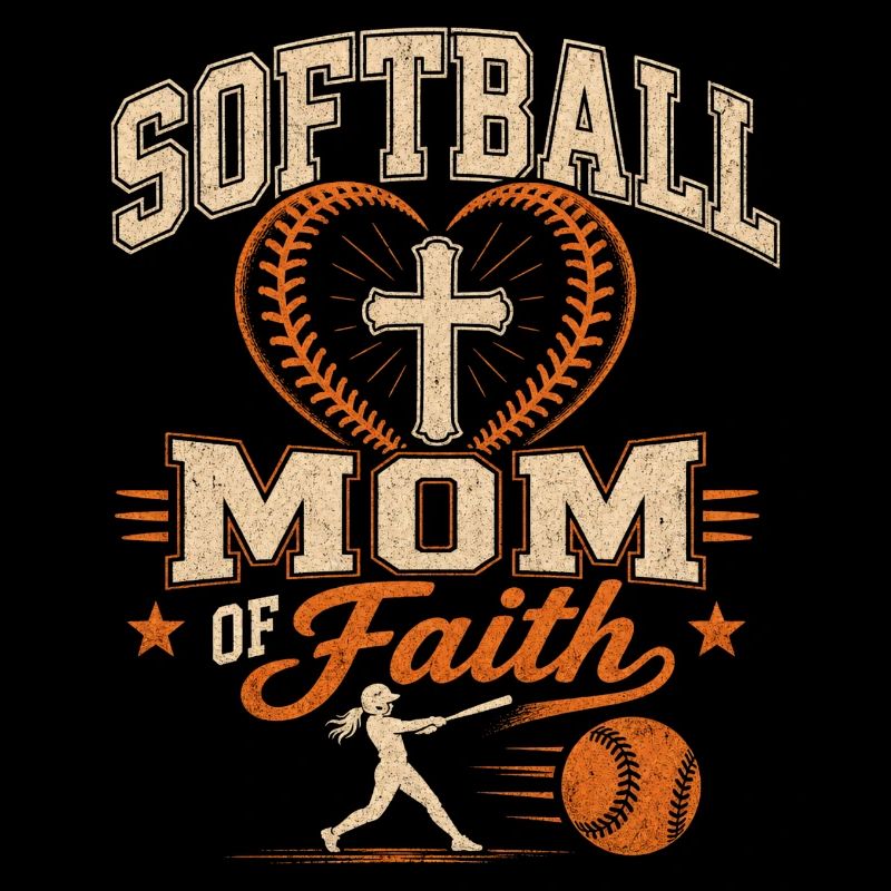 Softball Mama Mit Glauben Philipper 4 13