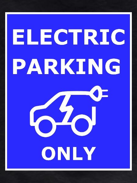 Electric Car Parking Sign