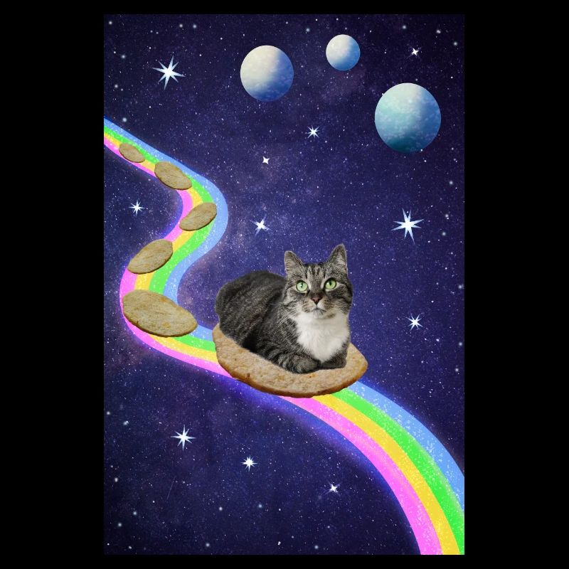 Mignon chat de l’espace