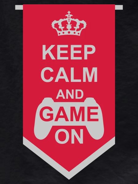 Banner Keep Calm Game