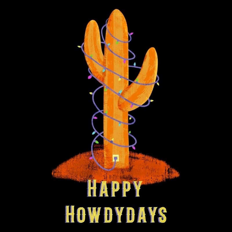 Joyeuses Fêtes Cactus