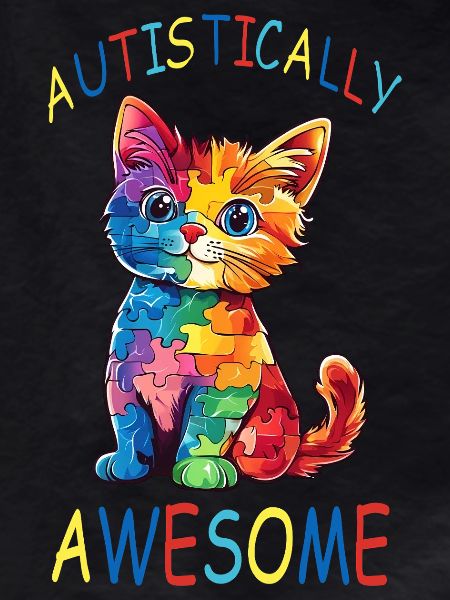 Autistically Awesome Autism Cat