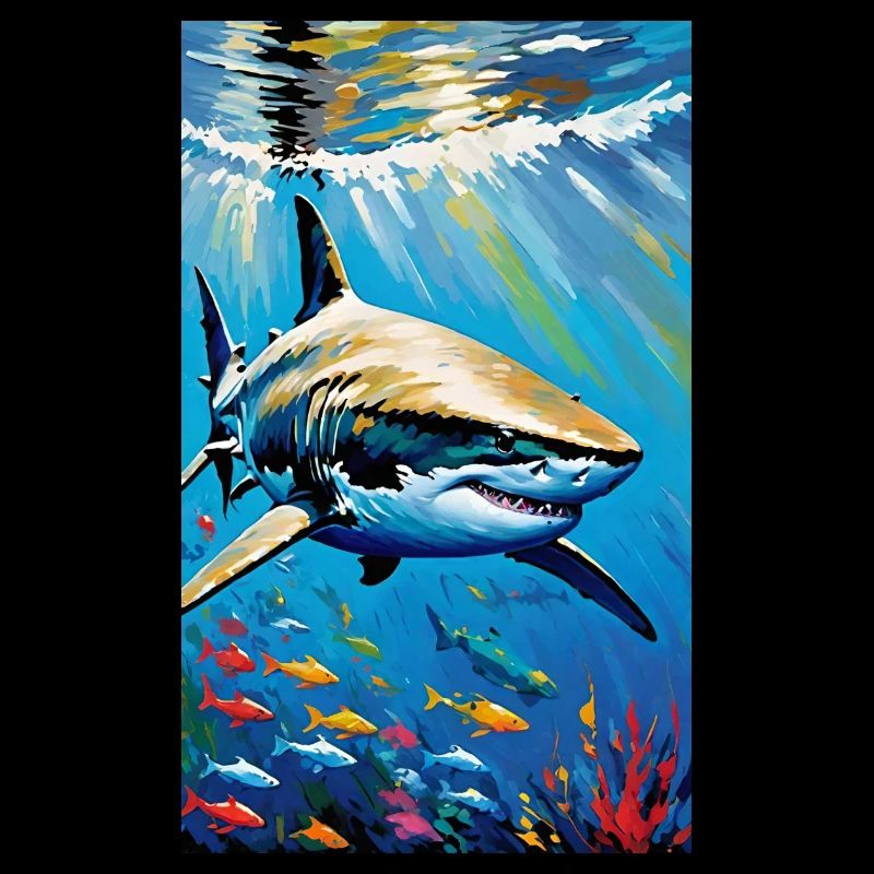 Requin | Grand requin blanc | Créature marine | Poisson