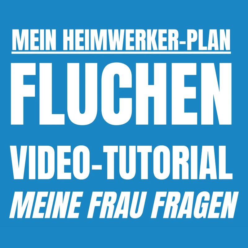Heimwerker Plan ist Fluchen und Video Tutorial