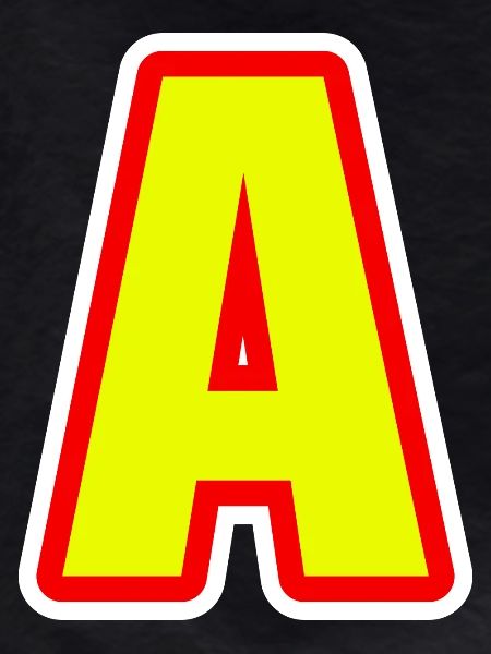 Alphabet, letter A