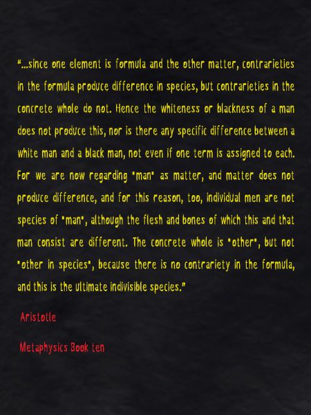 Aristotle Metaphysics Book ten