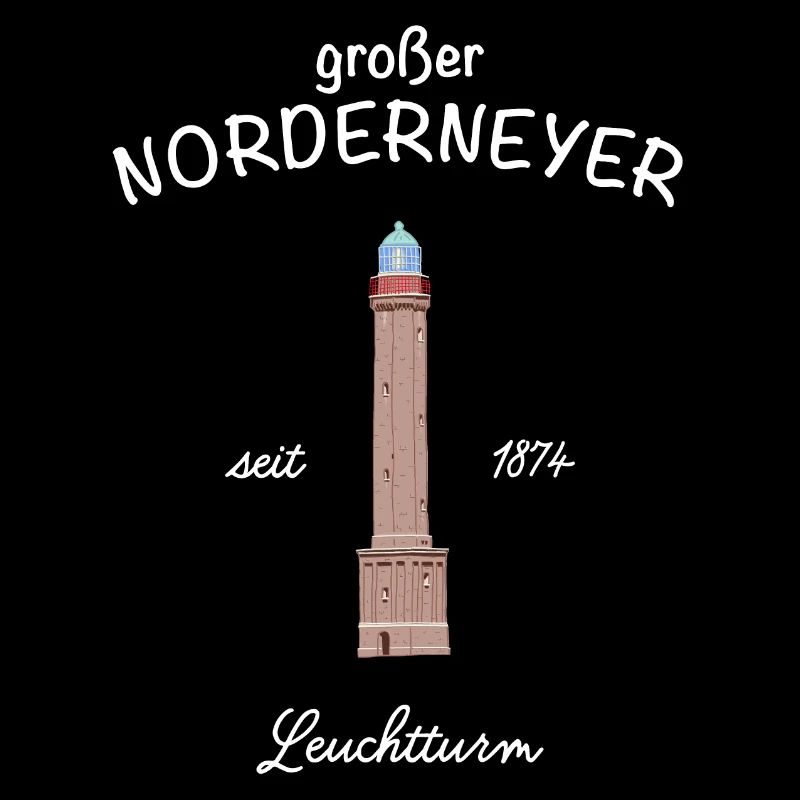 Norderney, großer Leuchtturm, Deutsche Nordsee