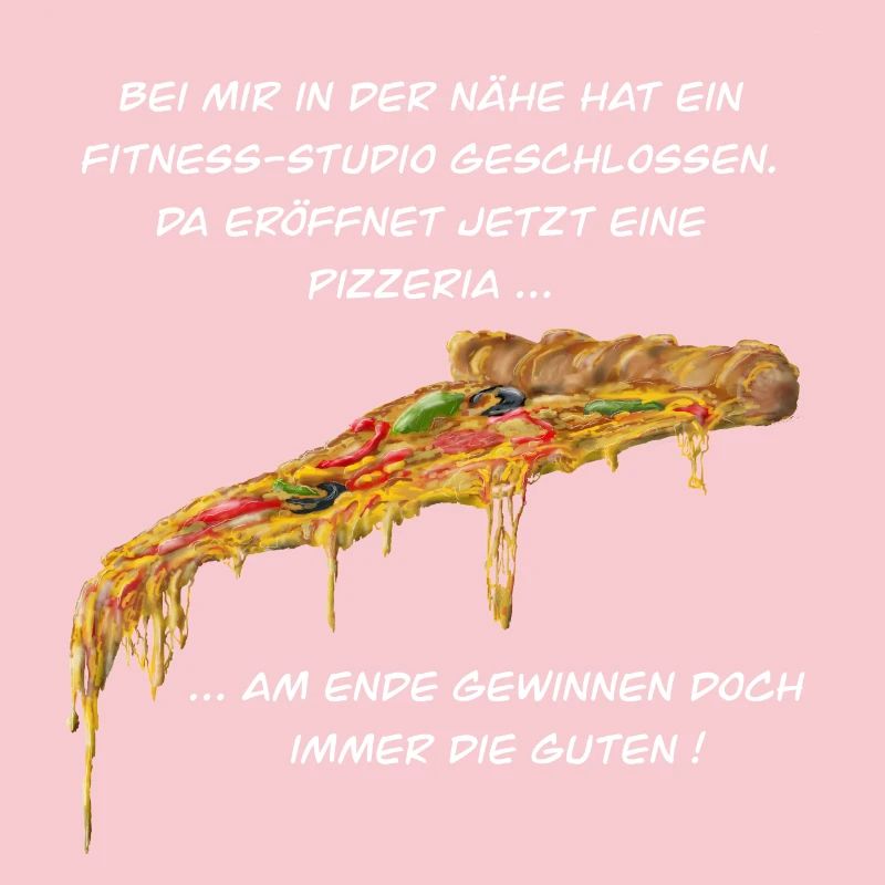 Fitness Studio oder Pizzeria - Pizza gewinnt immer