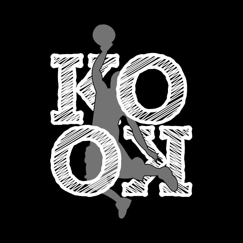 Kook Sport. Basket ball player design.