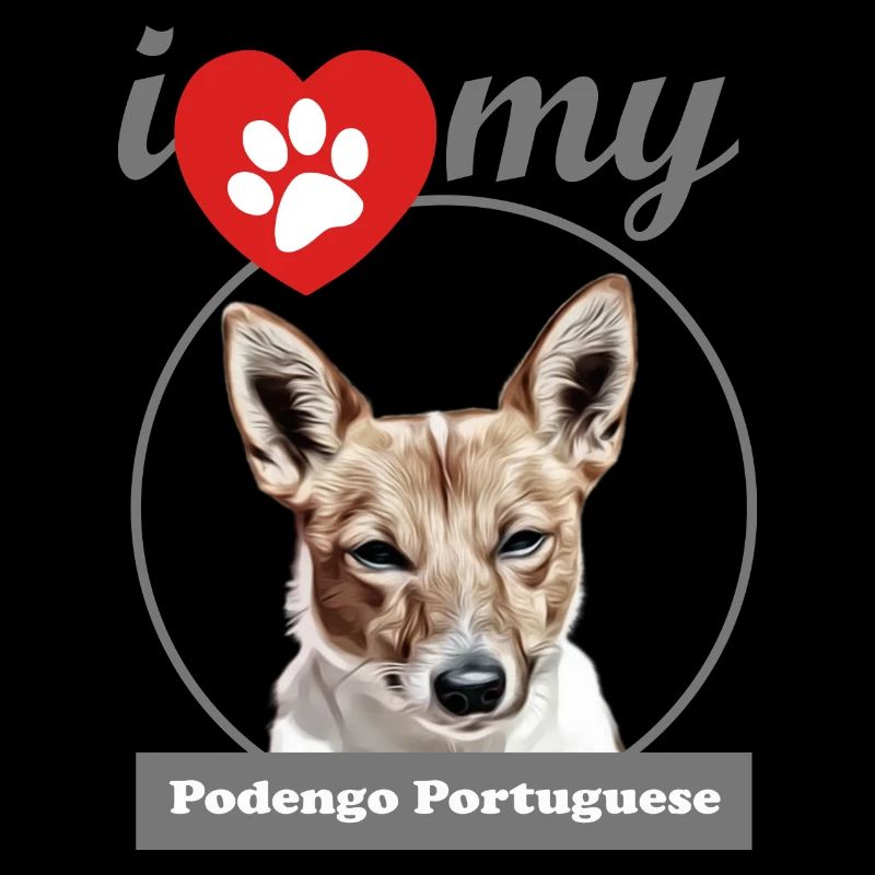 J’aime mon Podengo Português liso