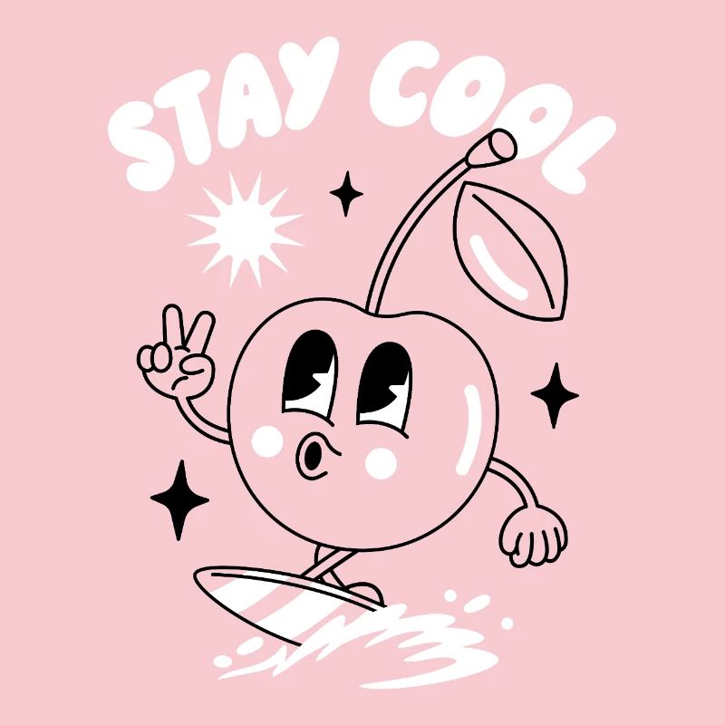 Restez cool Sticker Design