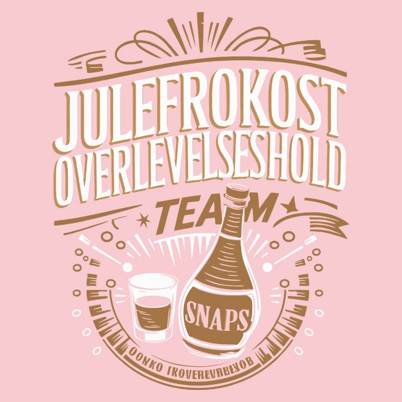 Julefrokost Snaps Design de célébration des fêtes de l’équipe