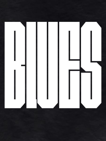 Blues bold logo design