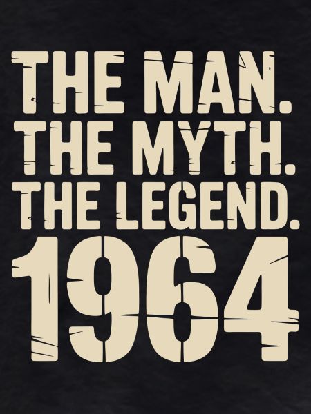 The Man The Myth The Legend 1964 Retro