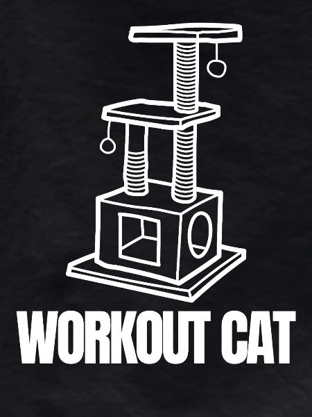 Workout-Katzenemblem