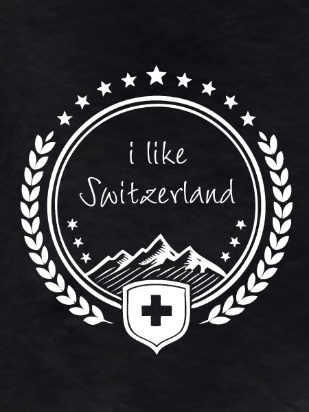 i like Switzerland Emblem white