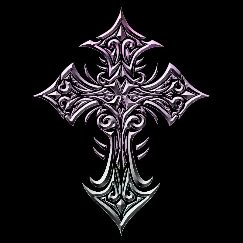 Pastel Filigree Cross