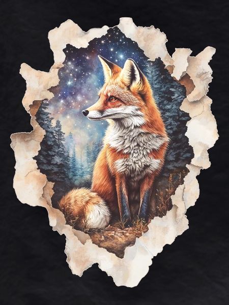Fox Starry Sky