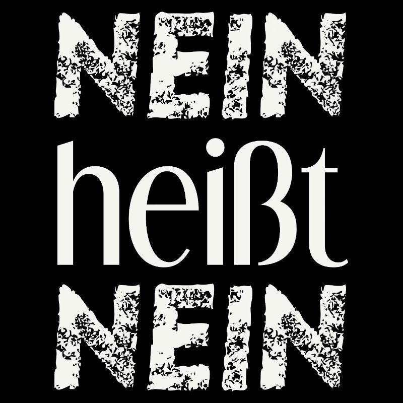 Nein heißt Nein Geschenkidee Feminismus Consent 