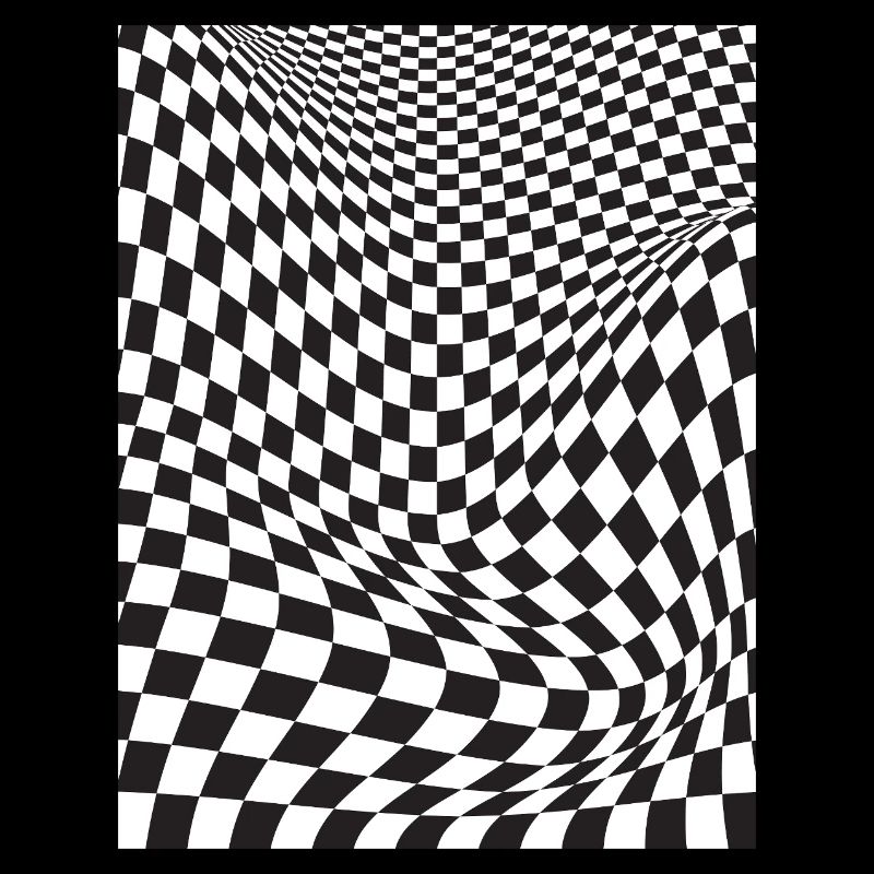 Verzerrte Schachbrett-Illusion