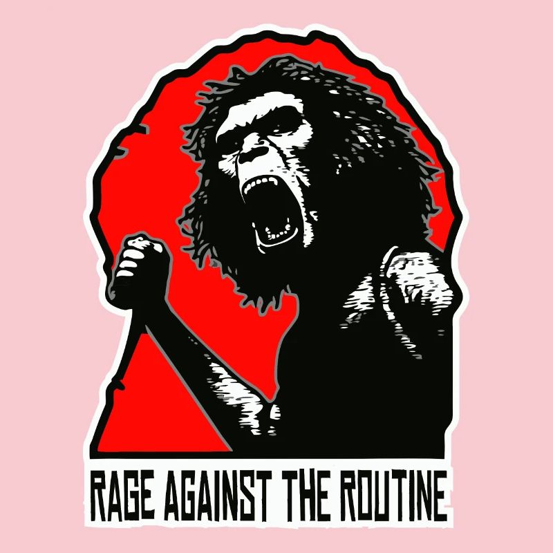 Homo erectus - Anger against routine