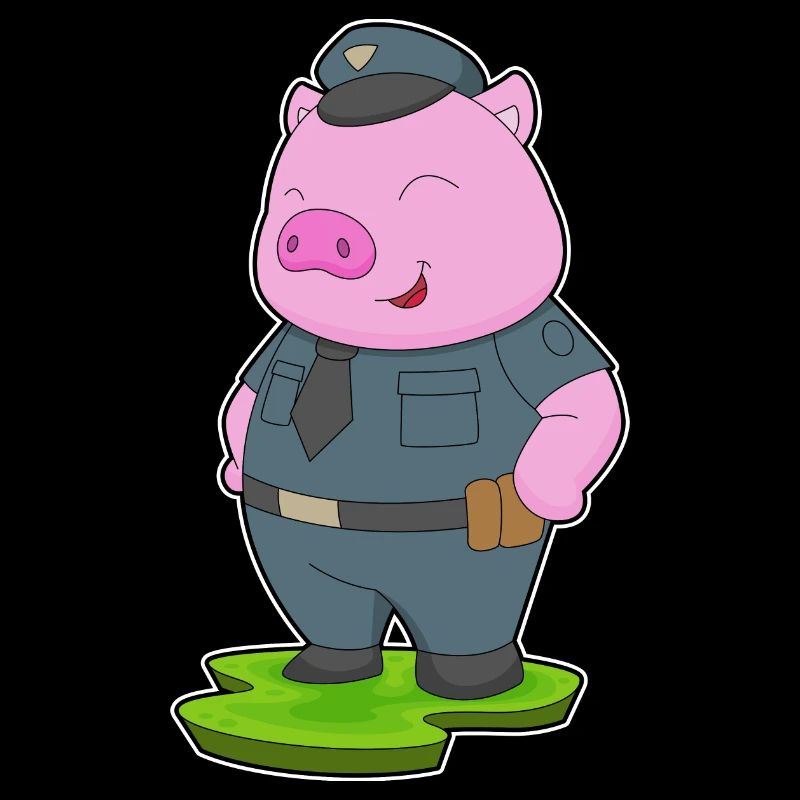 Pig Policeman Police