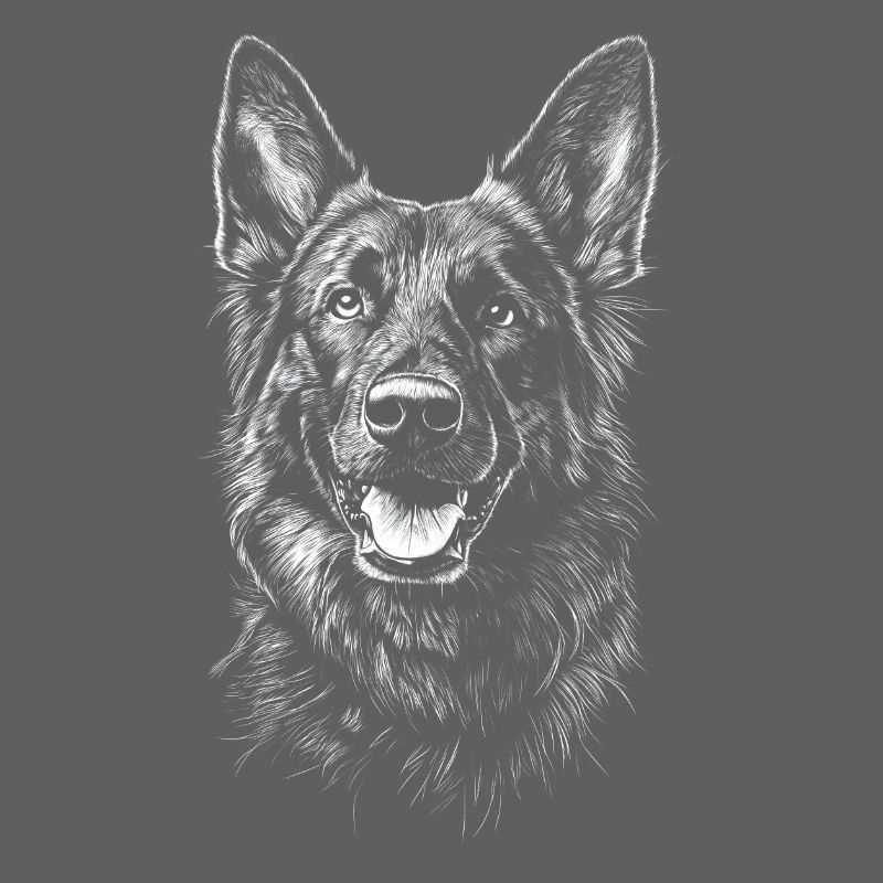 Deutscher Schäferhund Portrait Hunde Hund