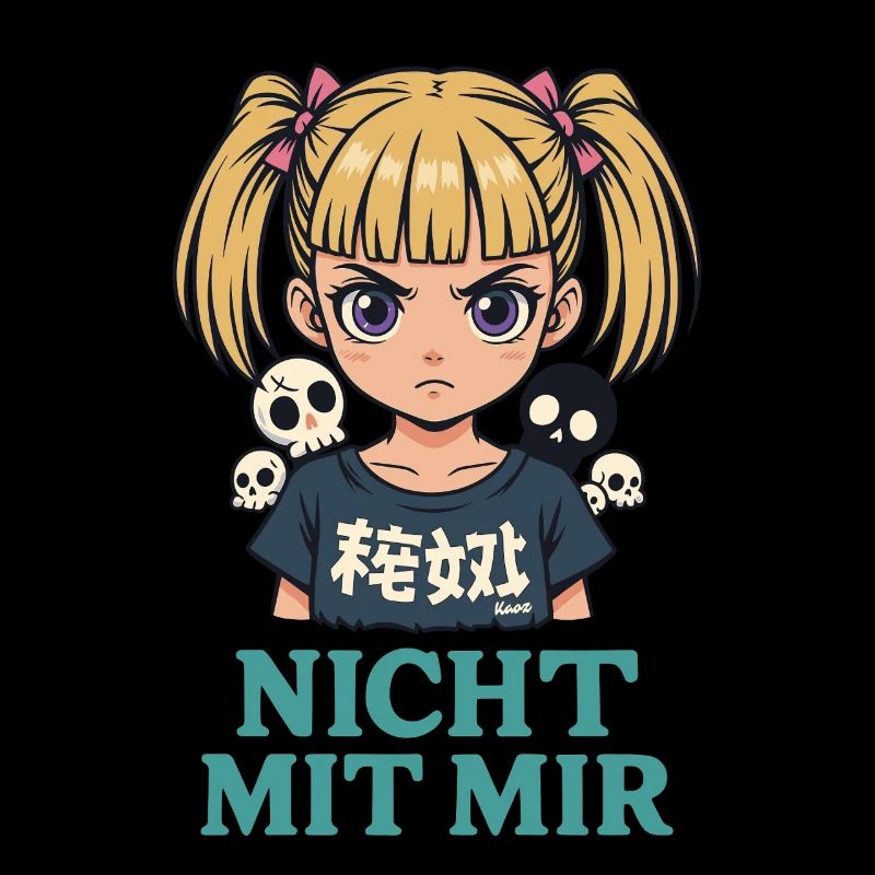 Nicht mit mir – Wütendes Mädchen