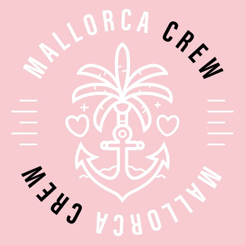Mallorca Crew Anchor Palm Tree Heart