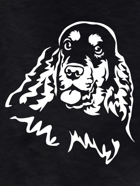 Cocker Spaniel Head "Black Edition"