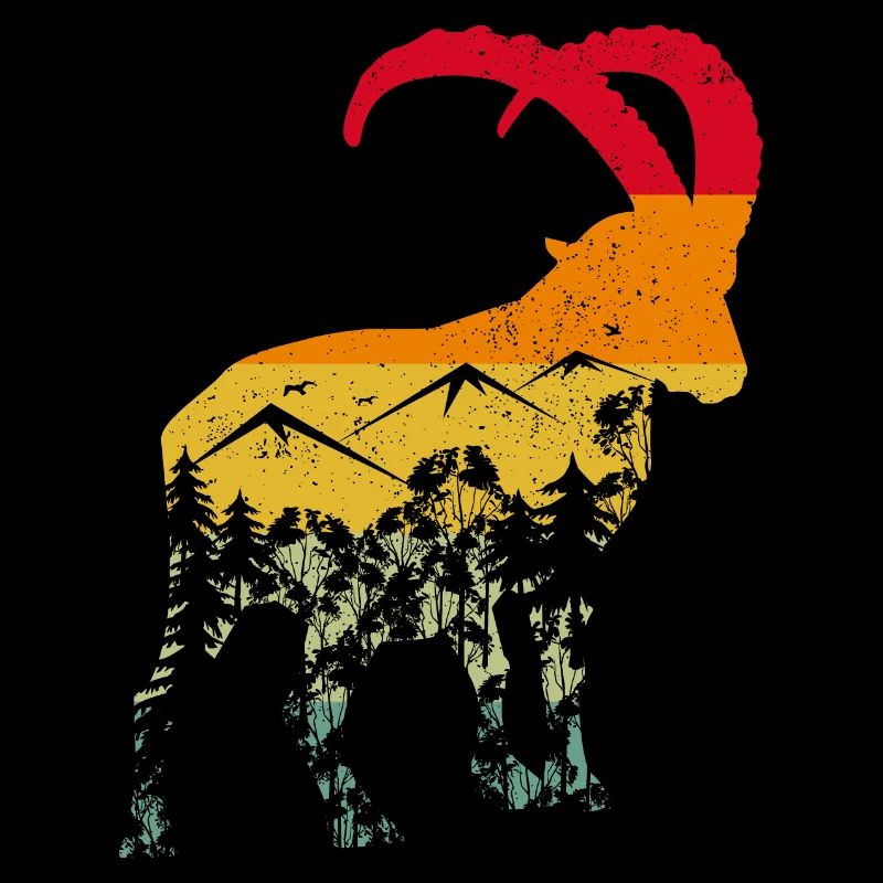 Steinbock, Wandern, Berge