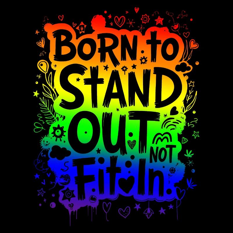 BORN TO STAND OUT, NOT FIT IN