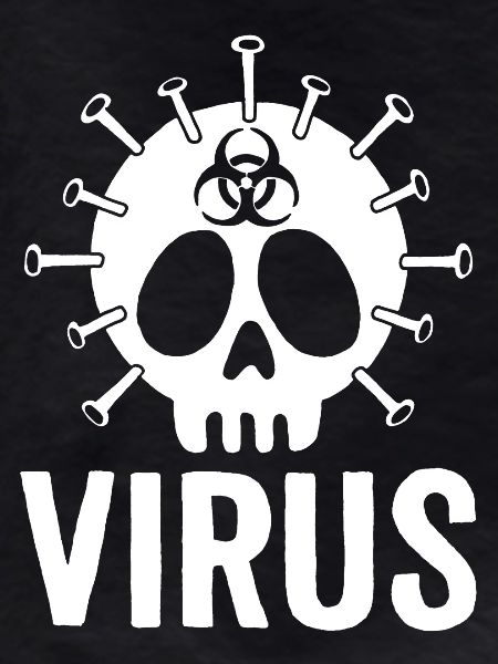 Virus-Schädel