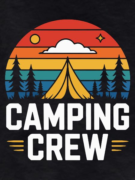 Sunset Camping Tent Camping Crew