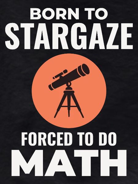 Astronomy Lover Math Design 