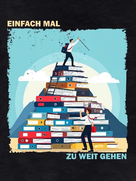 Bücherstapel Aufstieg