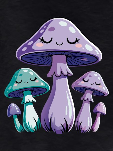 Champignons rêveurs violets