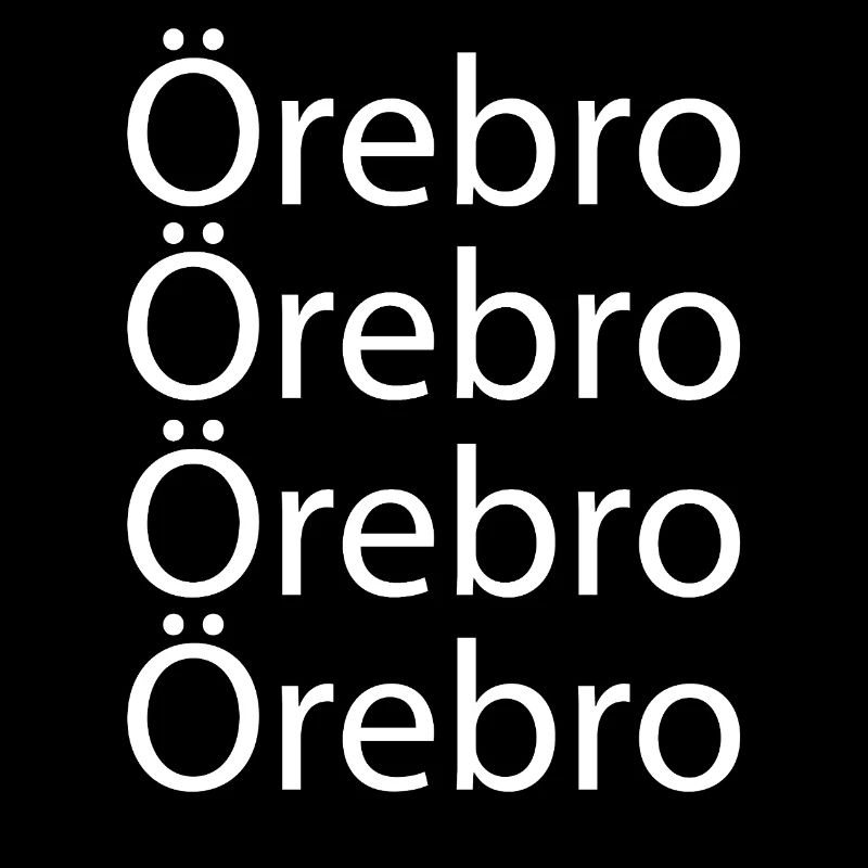 Örebro Typography in Repeated Lines