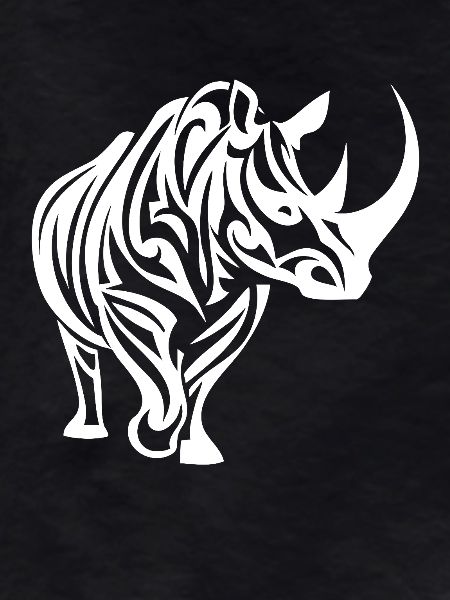 Zebra Line Art Tribal