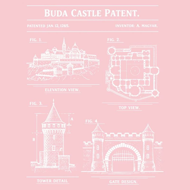 Brevet du plan du château de Buda