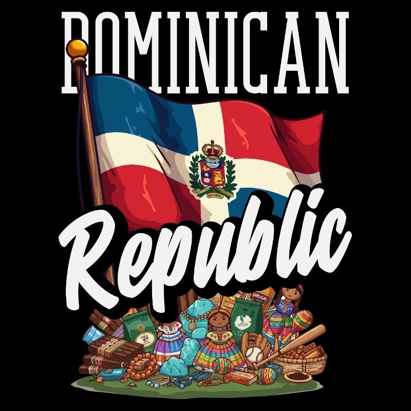 Drapeau de la République dominicaine Dom Rep Pride