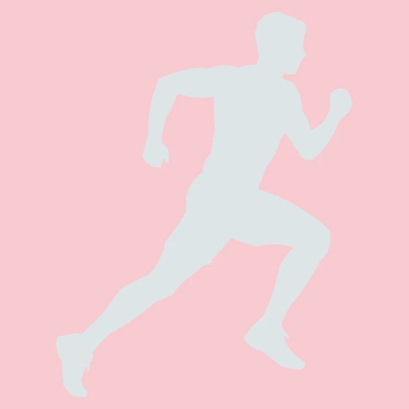 Sprint de silhouette en course