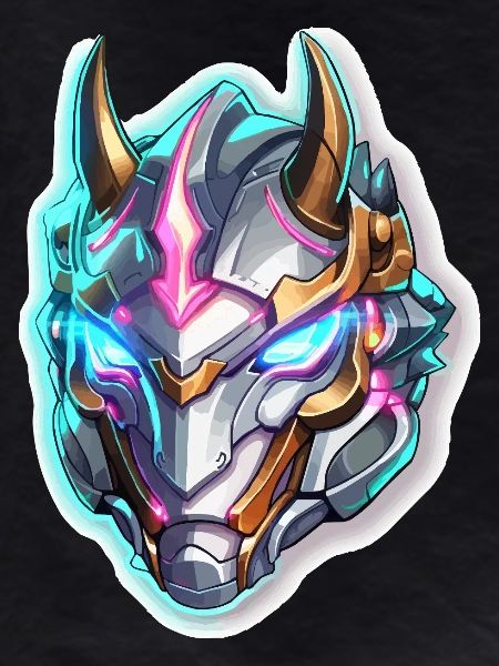 Neon Dragon Helmet